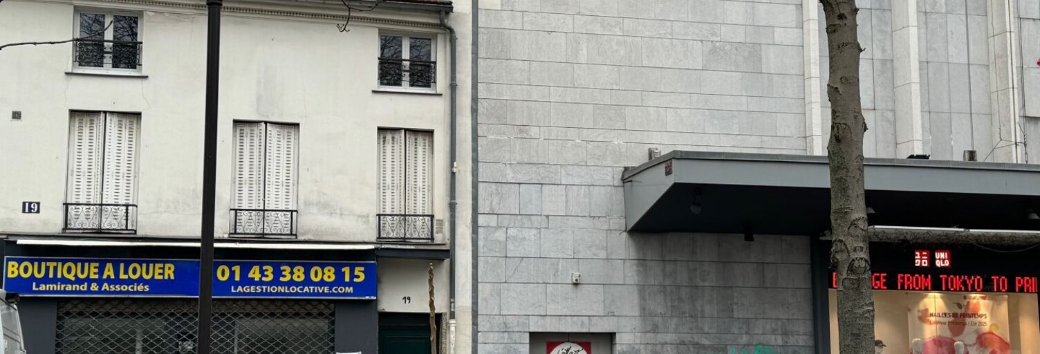 Commerce 1 Pièce 119 m² à louer à Paris 20 (75020)