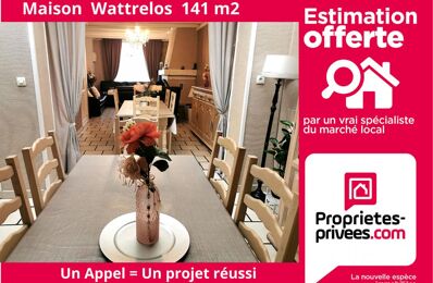 maison 6 pièces 141 m2 à vendre à Wattrelos (59150)