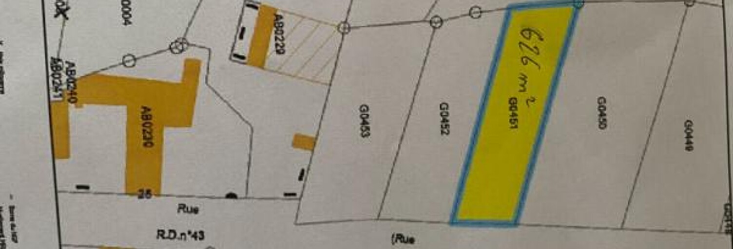 Terrain  626 m² à vendre à Paulnay (36290)