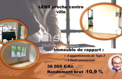 vente immeuble 335 000 € à proximité de Hersin-Coupigny (62530)