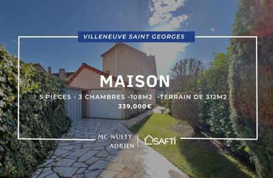 maison 5 pièces 108 m2 à vendre à Villeneuve-Saint-Georges (94190)