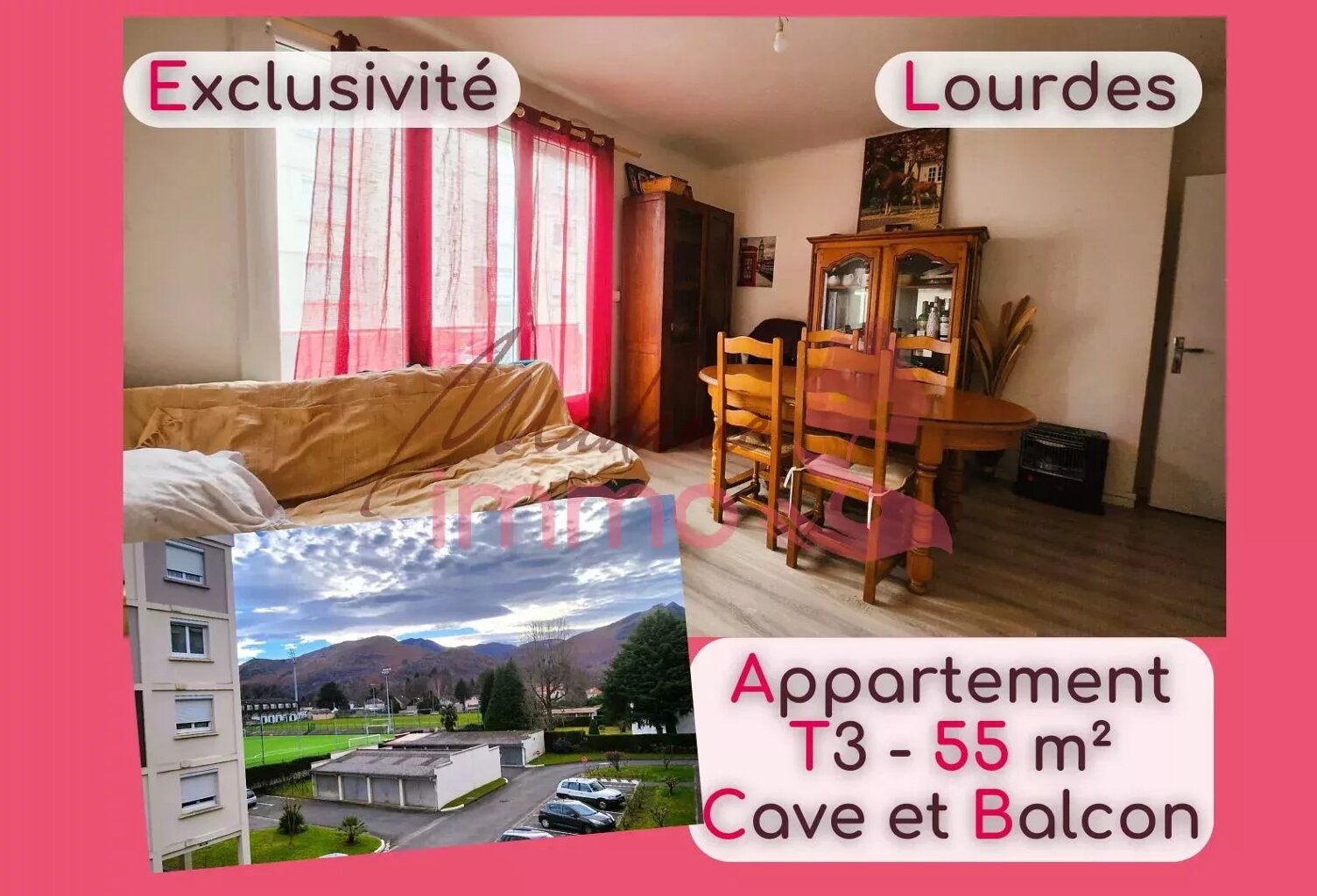Appartement T3 55m² - Balcon et Cave — photo 1