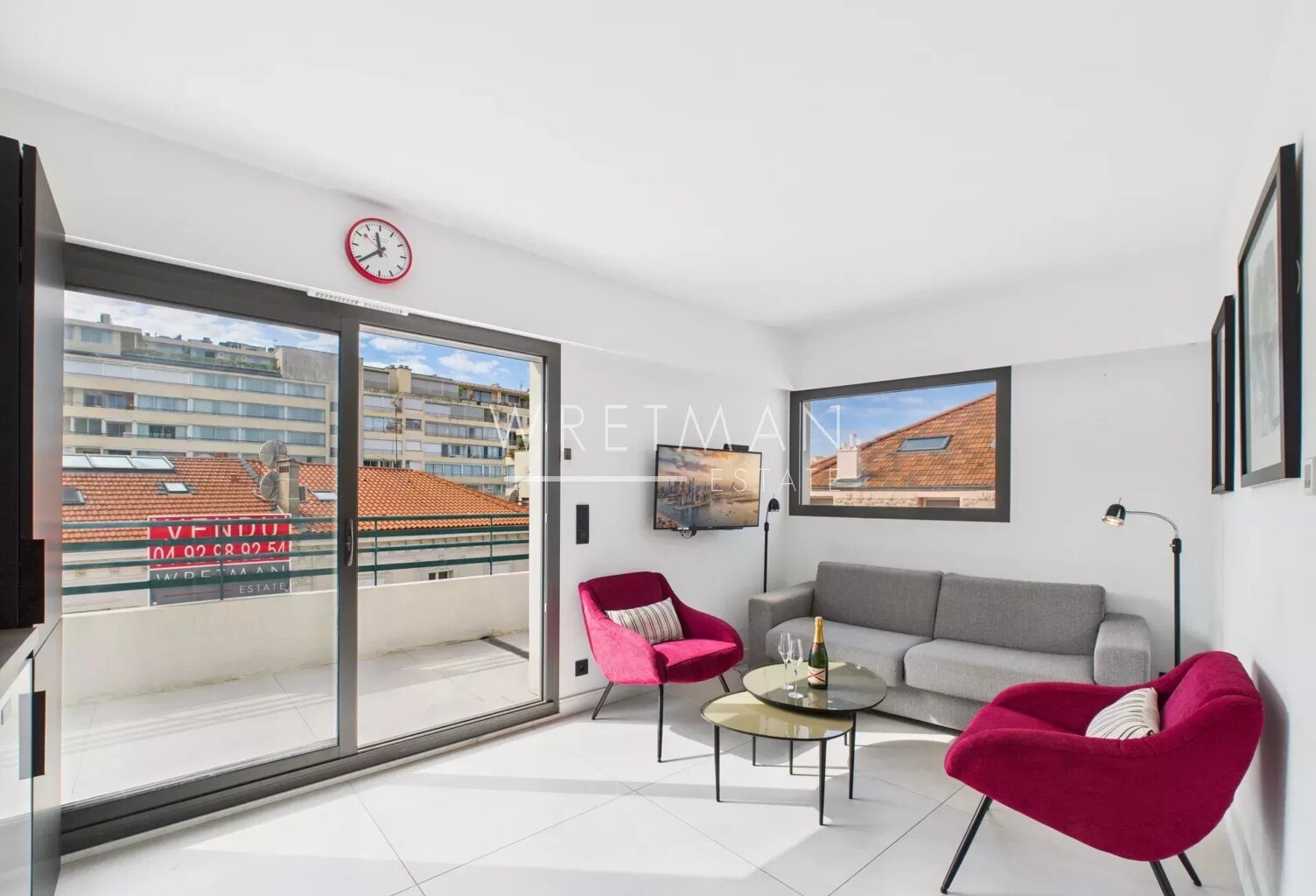 Appartement 3 pièces en étage élevé - Cannes Banane — photo 1