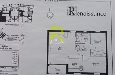 vente appartement 85 000 € à proximité de Alignan-du-Vent (34290)