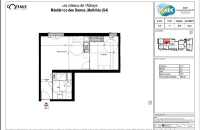 location appartement 600 € CC /mois à proximité de Caen (14000)