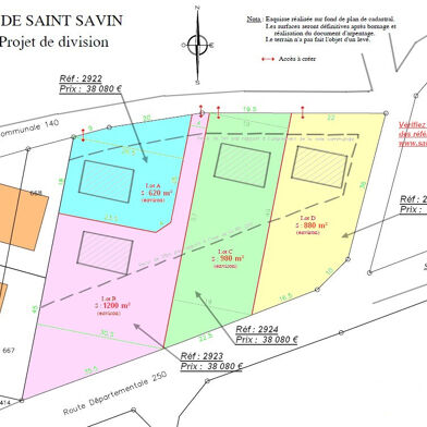 Terrain 1200 m²