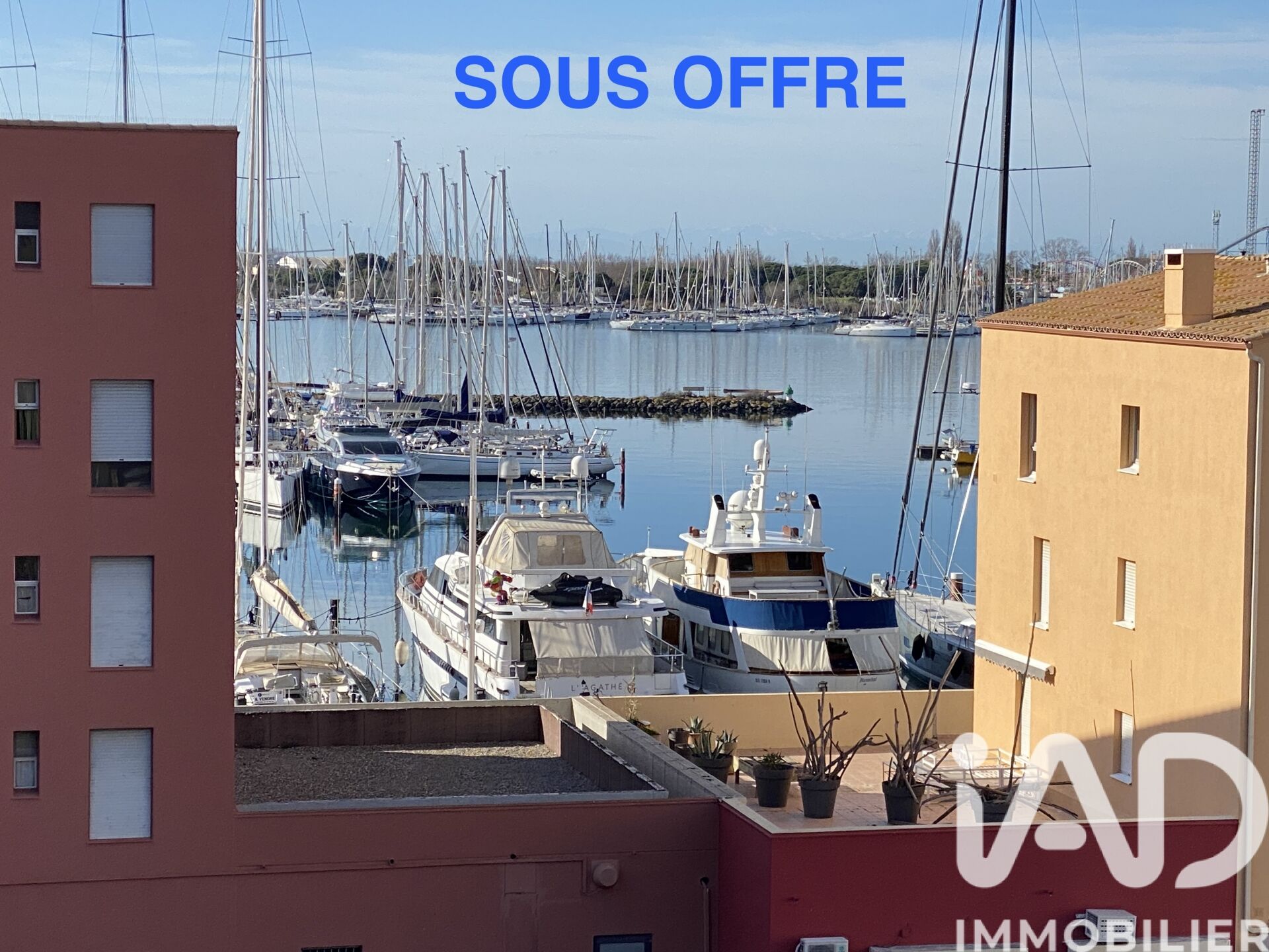 Agde - 58m² - 3p. - 2ch.