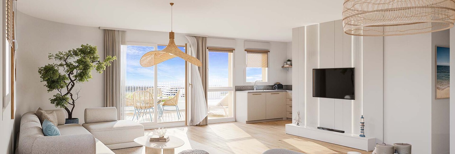Appartement neuf T3, T4, T5 Pièce 68 à 115 m² à vendre à Dunkerque (59140)
