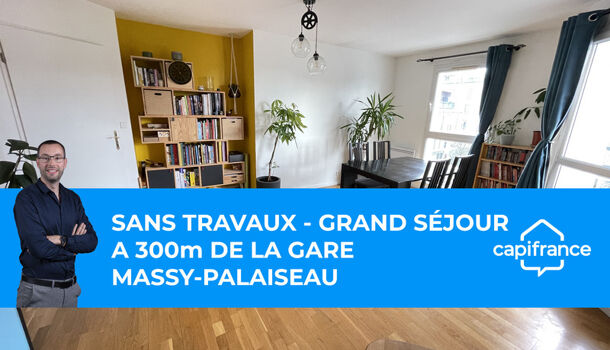 Appartement 3 pièces  à vendre Massy 91300