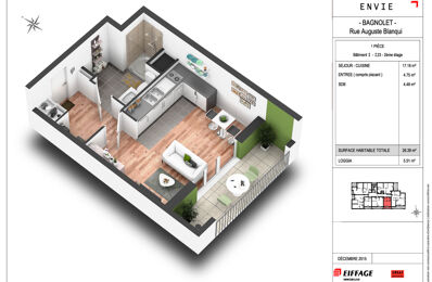 vente appartement 175 000 € à proximité de Le Pré-Saint-Gervais (93310)