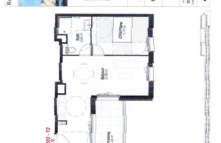 St Anne T2 neuf 45,53m² — photo 2