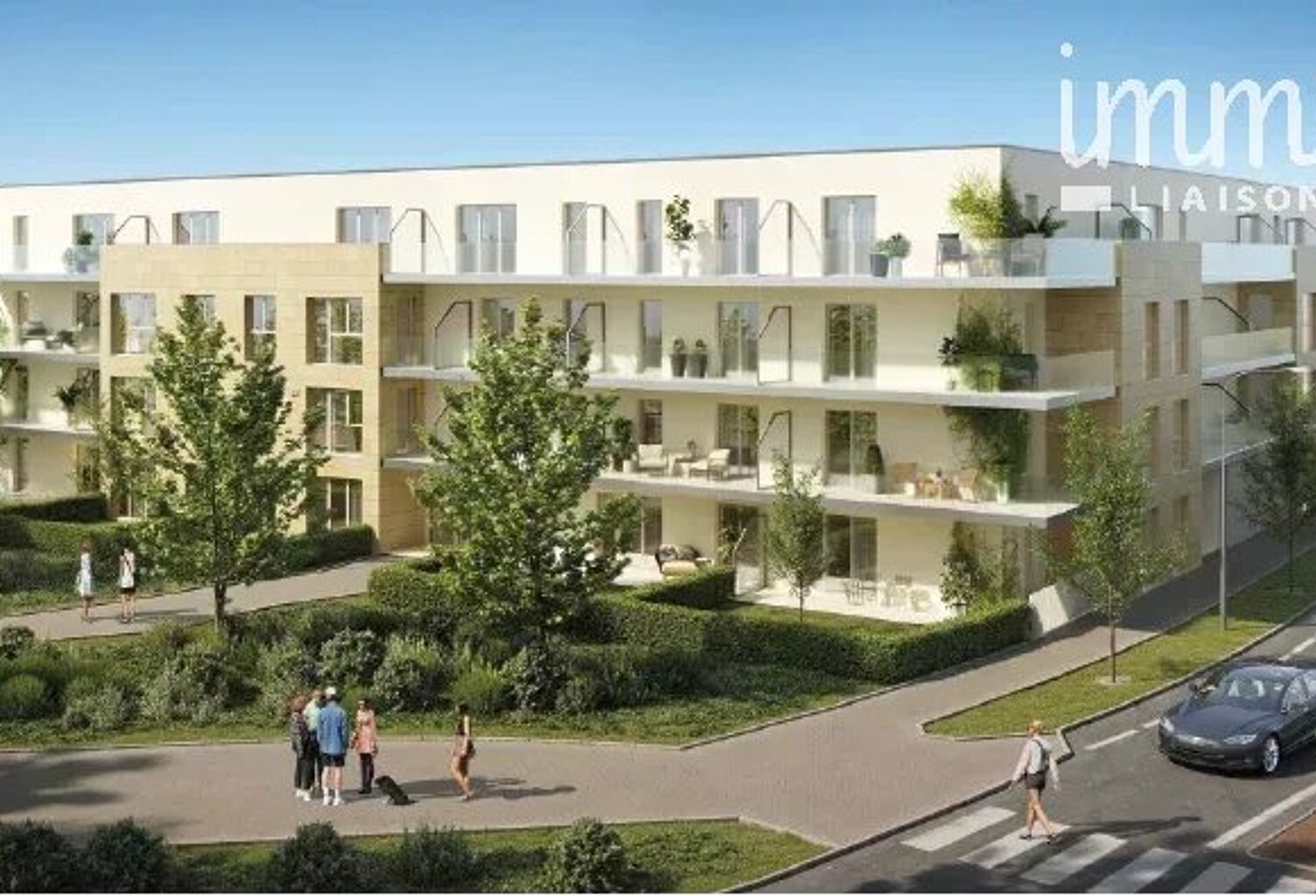 Bezannes T2 neuf 45,77m² — photo 1