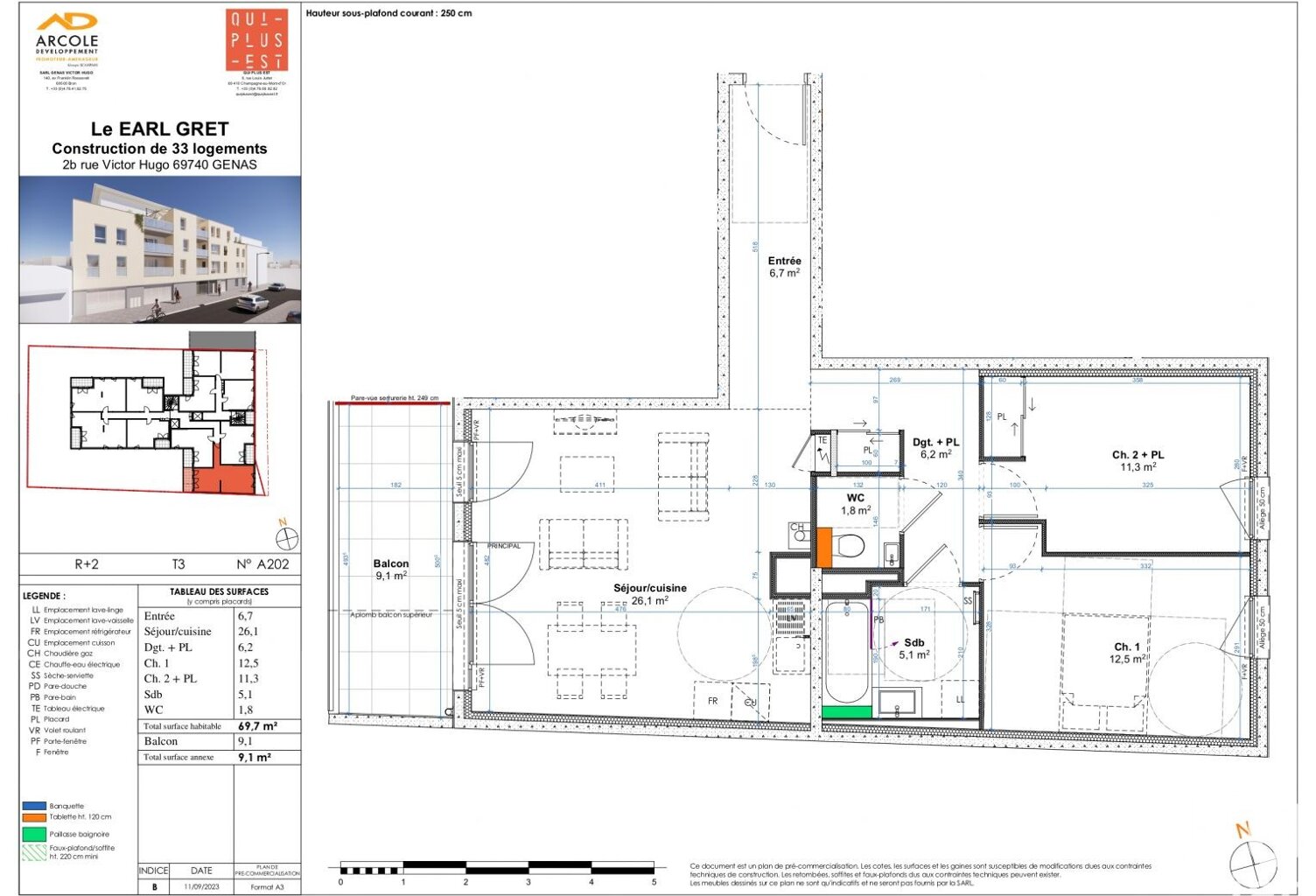 Vente Appartement 3 pièces — photo 1