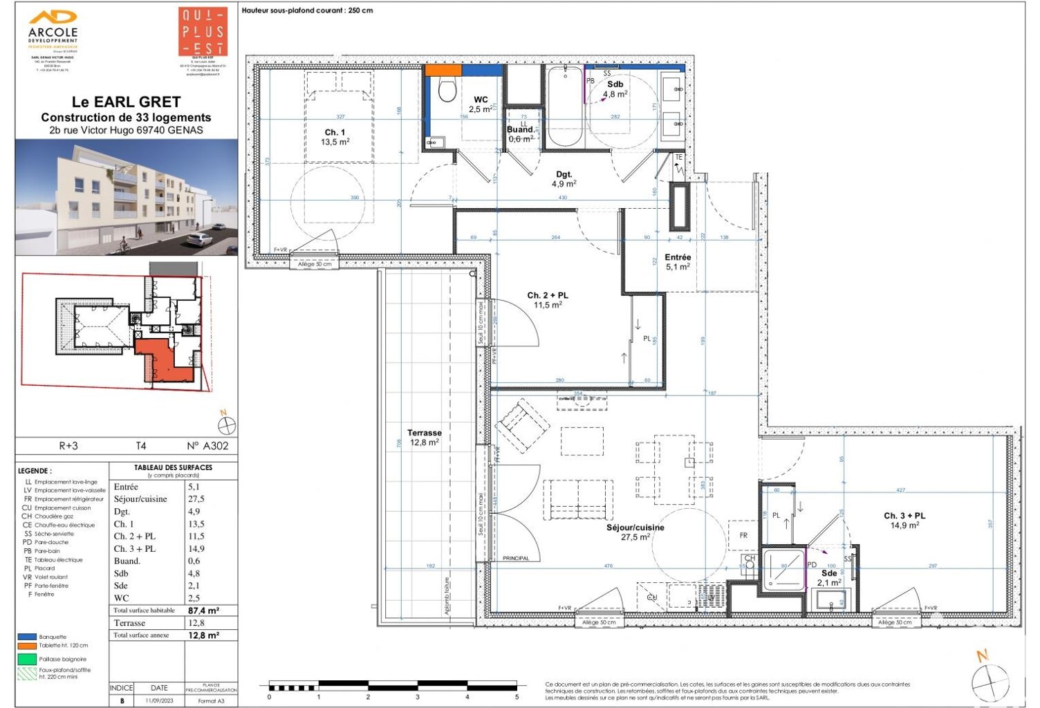 Vente Appartement 4 pièces — photo 1