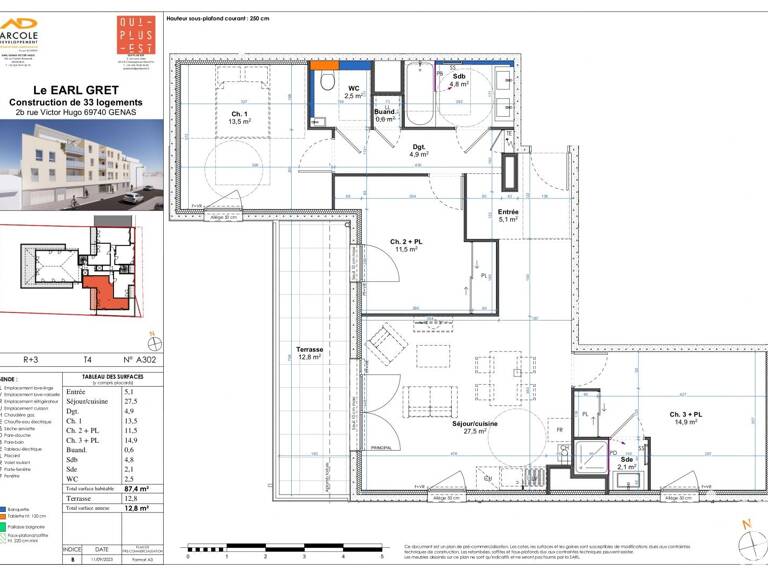 Vente Appartement 4 pièces — photo 1