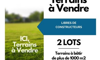 Terrain  1035 m² à vendre à Somme-Suippe (51600)