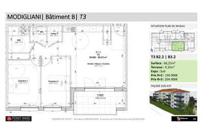 vente appartement 194 000 € à proximité de Carmaux (81400)