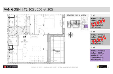 vente appartement 170 000 € à proximité de Lombers (81120)