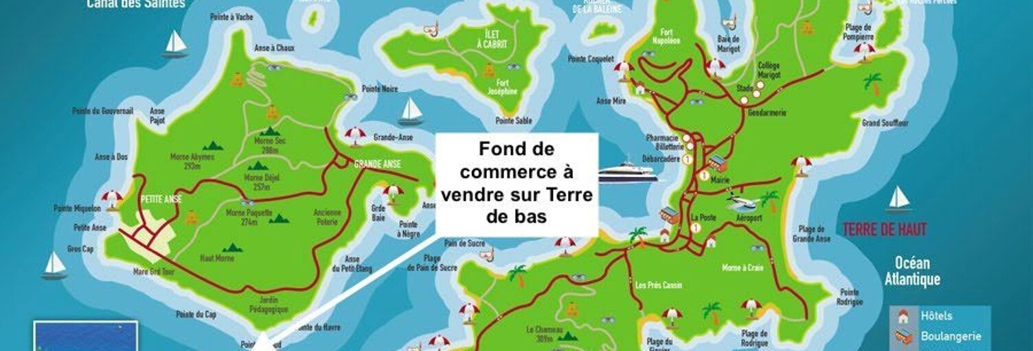 Commerce  48 m² à vendre à Terre-de-Bas (97136)