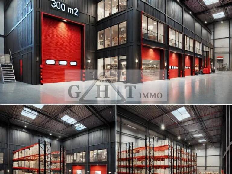 A LOUER 350M² ENTREPOT ET BUREAUX A BOBIGNY — photo 1