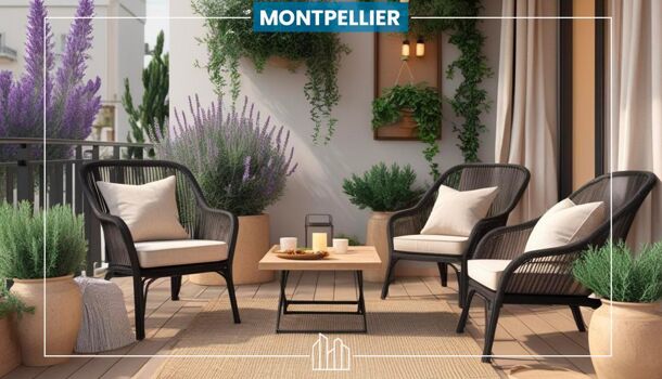 Appartement 3 pièces  à vendre Montpellier 34000