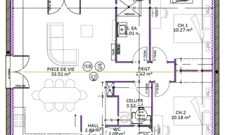 Maison 70 m² à construire Castets (40260)