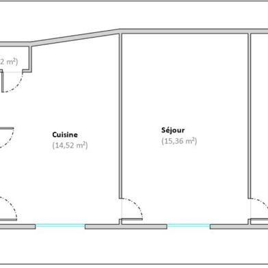 Appartement 3 pièces 50 m²