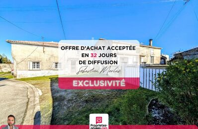 vente maison 145 000 € à proximité de Saint-Germain-de-Lusignan (17500)