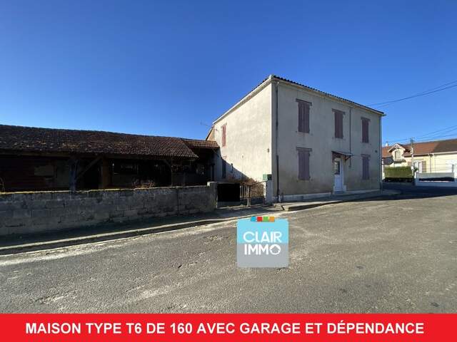 MAISON TYPE T6 DE 160 M2 AVEC GARAGE ET DÉPENDANCE. — photo du bien