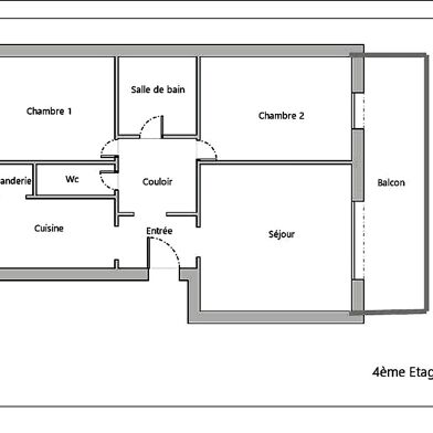 Appartement 3 pièces 199000 €