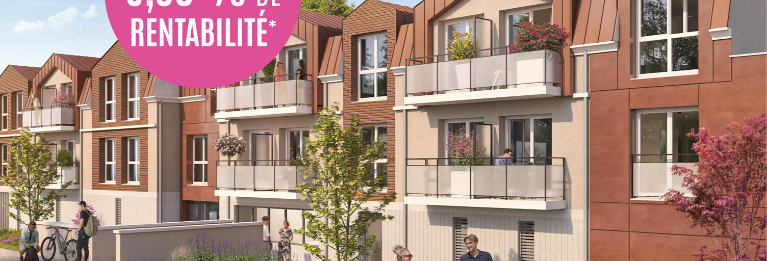 Appartement neuf T1, T2 Pièce 19 à 47 m² à vendre à Saint-Jean-de-la-Ruelle (45140)