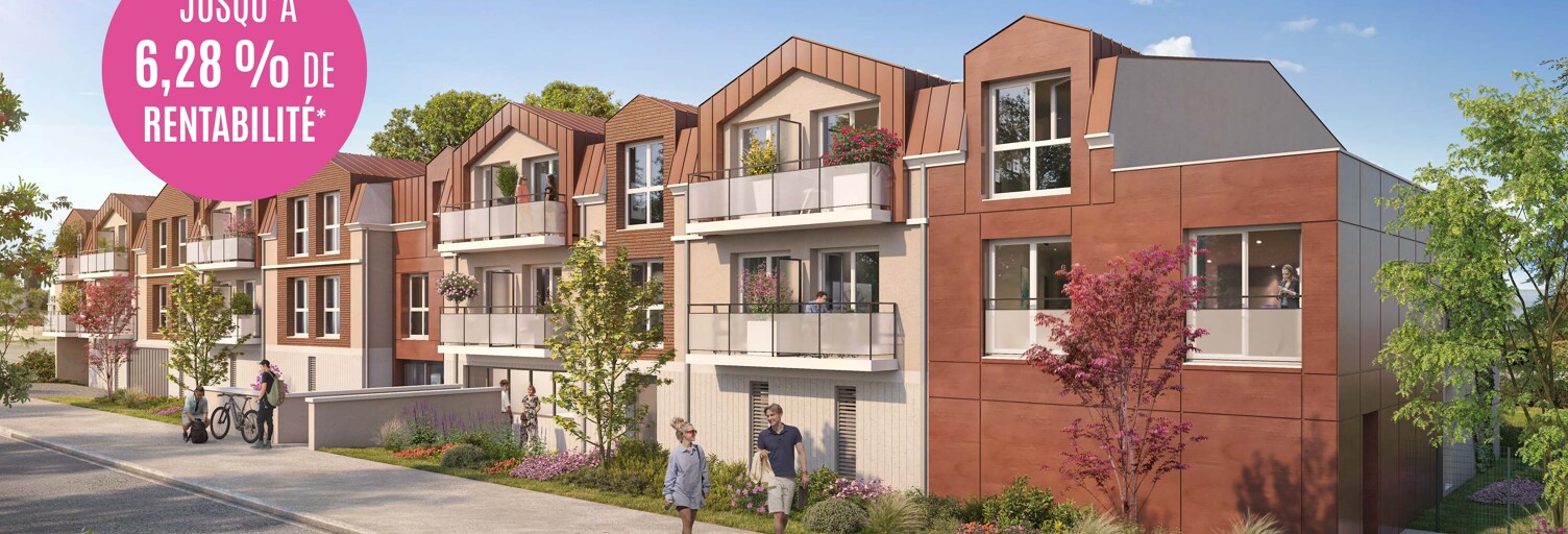 Appartement neuf T1, T2 Pièce 19 à 47 m² à vendre à Saint-Jean-de-la-Ruelle (45140)