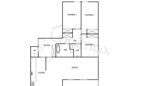 Appartement 4 pièces  à vendre Rochelle (La) 17000