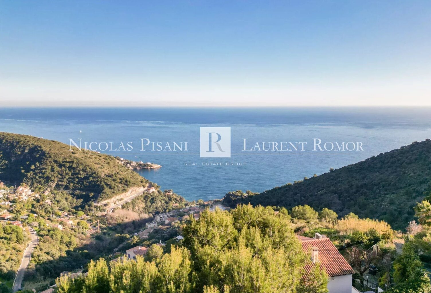 TERRAIN AVEC PERMIS DE CONSTRUIRE DEFINITIF : EZE VUE MER — photo 1