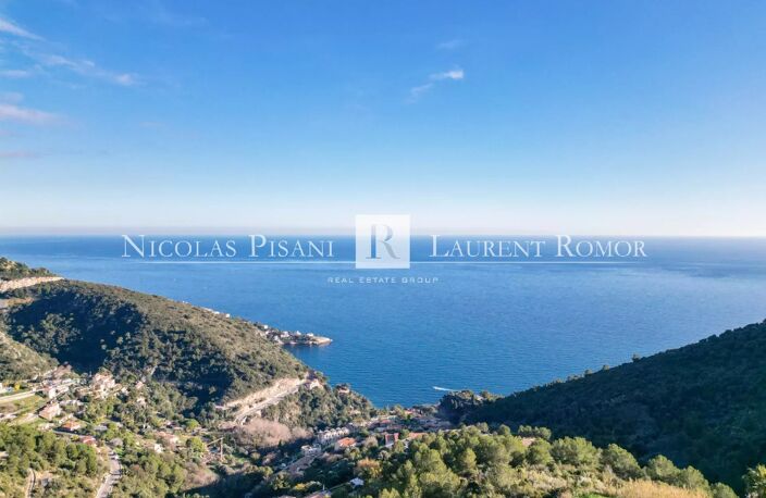 TERRAIN AVEC PERMIS DE CONSTRUIRE DEFINITIF : EZE VUE MER — photo 2