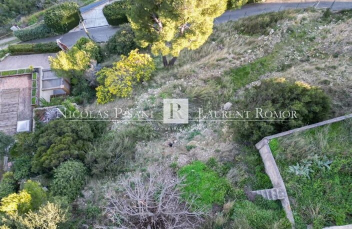 TERRAIN AVEC PERMIS DE CONSTRUIRE DEFINITIF : EZE VUE MER — photo 3