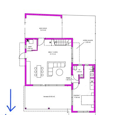 Maison 4 pièces 120 m²