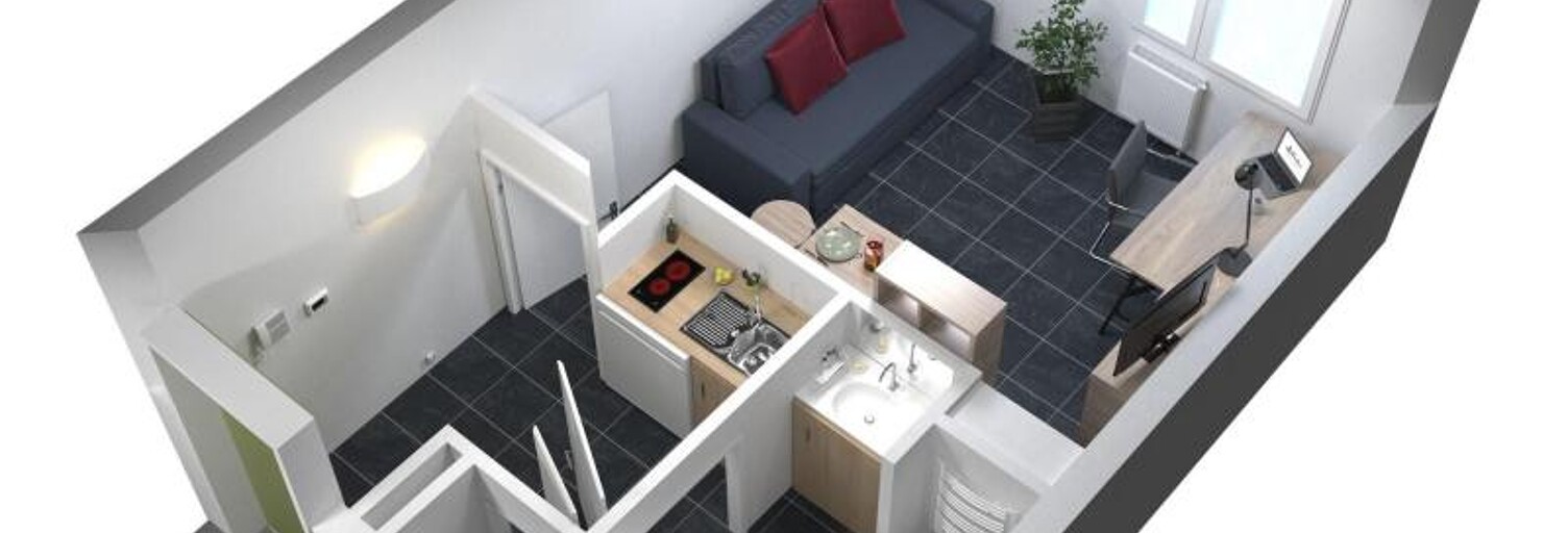 Appartement 2 Pièces 19 m² à vendre à Montpellier (34090)