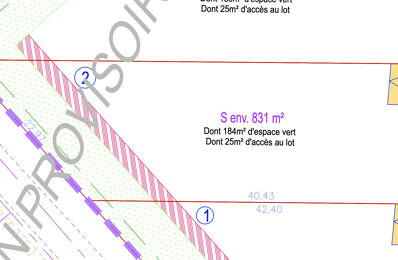 terrain  pièces  m2 à vendre à Merfy (51220)