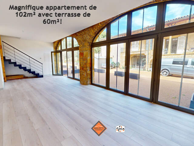 Magnifique appartement-Maison Village  de 102m² lumineux dans un ancien corps de ferme à Ville sur Jarnioux — photo du bien
