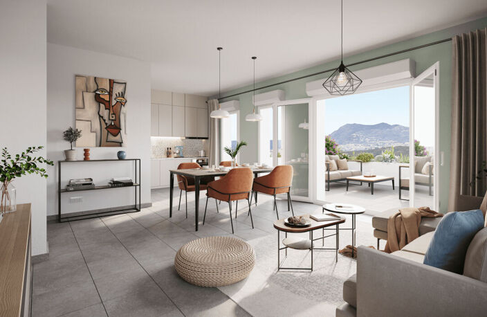 La Seyne Sur Mer - Programme neuf 2 pièce(s) 39.21 m2 - Terra... — photo 3