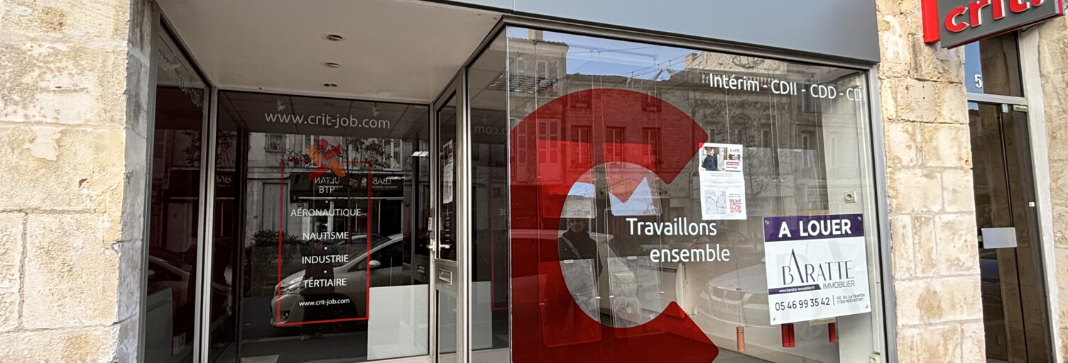 Commerce  105 m² à louer à Rochefort (17300)