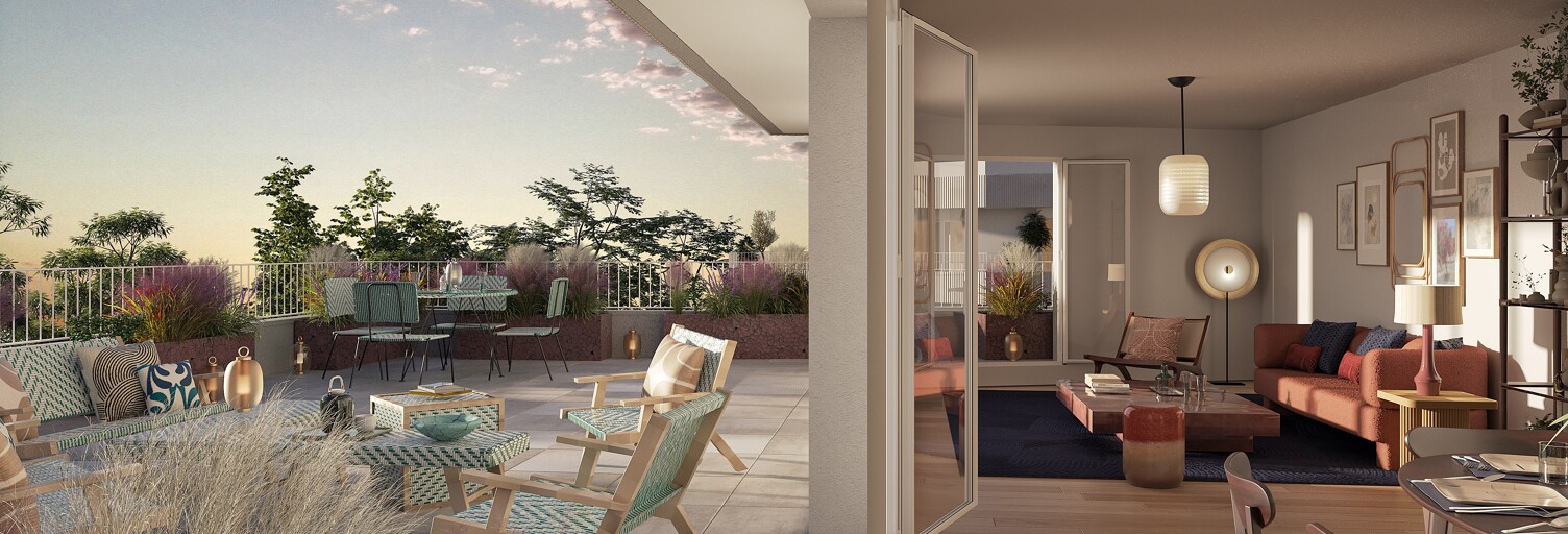 Appartement neuf T3, T4, T5 Pièce 64 à 97 m² à vendre à Poissy (78300)