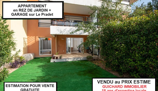 Appartement 2 pièces  à vendre Pradet (Le) 83220