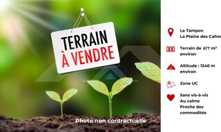 Terrain  677 m² à vendre à Le Tampon (97418)
