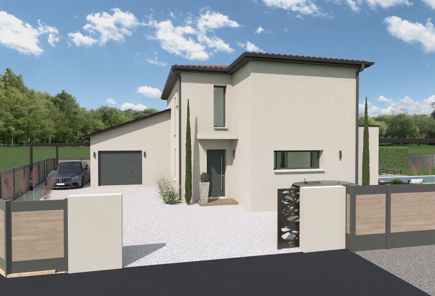 Vente maison à construire 126 m² Dommartin (69380) — photo 1