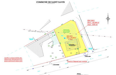 vente terrain 44 800 € à proximité de Saint-Ciers-de-Canesse (33710)