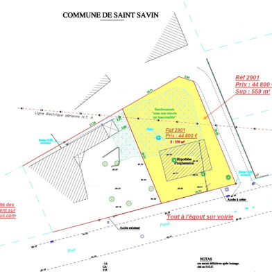 Terrain 559 m²