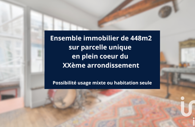 vente maison 2 770 000 € à proximité de Paris 20 (75020)