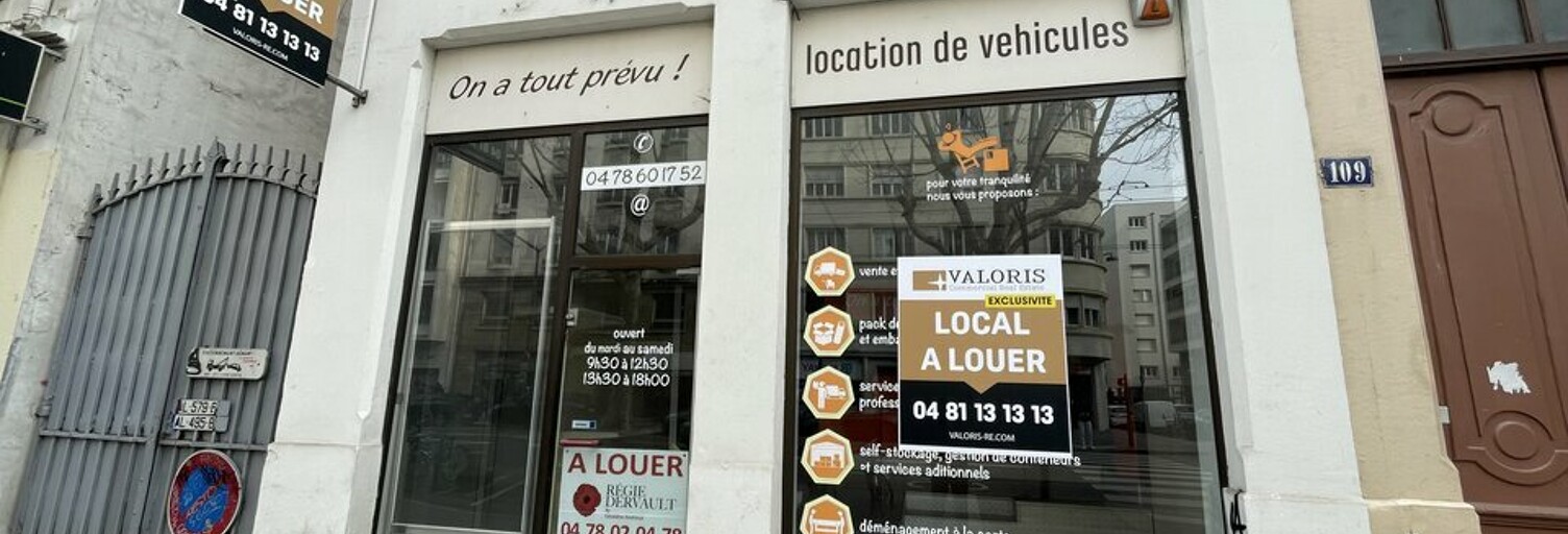 Commerce  71 m² à louer à Lyon 3 (69003)